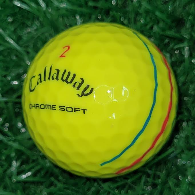 Callaway Chrome Soft Triple Track - Yellow - 1 Dozen